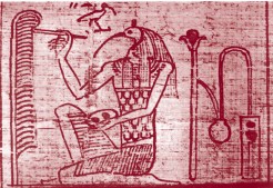 THOT-ecrit--Papyrus-Taouerit--21e-d--Leyde