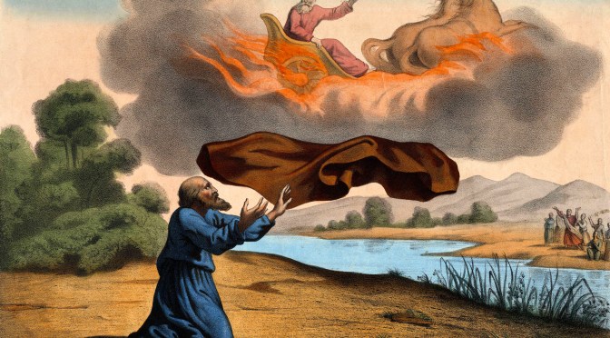 « … Et il releva le manteau qu’Elie avait laissé tomber» (2 ROIS 2-13)